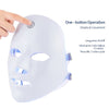 Rechargeable Facial LED Mask 7 Colors LED Photon Therapy Beauty Mask